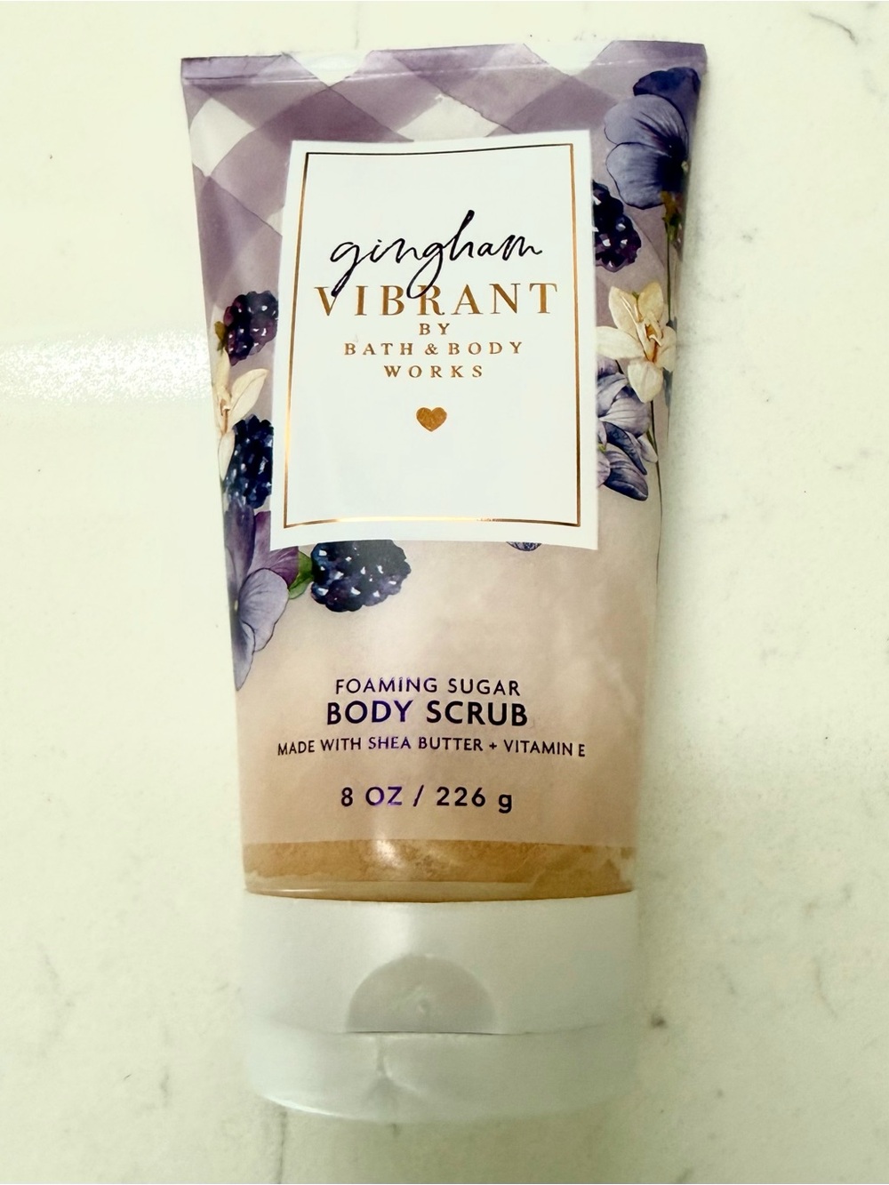 Bath & Body Works Gingham Vibrant Foaming Sugar Body Scrub  NEW
